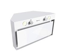 GLOBALO Hotte aspirante, hotte de cuisine encastrable, avec éclairage, largeur d'installation 60 cm, 3 niveaux de puissance, Floweri 60.2 White, blanc 45 dB 570 m3/h