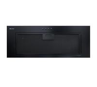 GLOBALO Hotte aspirante, hotte encastrable pour cuisine, sans éclairage 60 cm, largeur d'installation, 3 niveaux de puissance, Melavio 60.1 Black [Classe énergétique C]