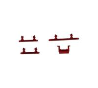 Globalstock Bouton latéral + Volume Mute pour iPhone 11 Rouge