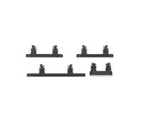 Globalstock Boutons Touches Latérales pour iPhone 16/16 Plus - Noir