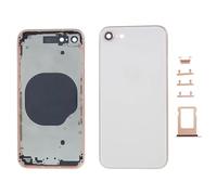 Globalstock Chassis Arriere en Vitre pour iPhone 8 + Coque + Tiroir SIM Compatible Nu Rouge/Noir/Blanc/Or | Back Cover + Frame (Or)