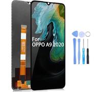 Globalstock Écran LCD + Vitre Tactile pour Oppo A9 2020/A5 2020/A11X Noir - Kit Complet avec Outils