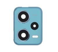 Globalstock Lentille en Verre caméra arrière pour Xiaomi Redmi Note 12 Pro 5G Bleu