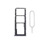 Globalstock Tiroir Double Sim pour Oppo A15 - Noir