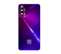 Globalstock Vitre arrière avec Adhésif + Lentille Camera + Support pour Huawei Nova 5T Violet