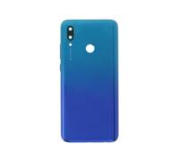 Globalstock Vitre arrière avec Lentille Camera + Support pour Huawei P Smart 2019 Bleu + Logo