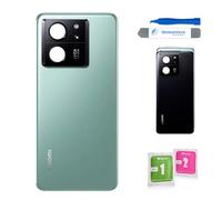 Globalstock Vitre Arrière Couvercle Batterie Remplacement avec Lentille de Caméra pour Xiaomi 13T Pro Noir/Blanc/Vert+ adhésif et Kit Outils (Vert)