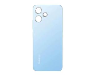 Globalstock Vitre arrière de Cache Batterie pour Xiaomi Redmi 12 5G Remplacement - Coque Cache Batterie Compatible Noir/Blanc/Bleu + adhésif et Kit Outils (Bleu)
