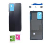 Globalstock Vitre arrière de Cache Batterie Remplacement Compatible pour Oppo A54 5G/A93 5G Noir/Violet/Argent + adhésif et Kit Outils (Noir)