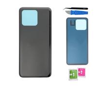 Globalstock Vitre arrière de Cache Batterie Remplacement Compatible pour Xiaomi 13T Noir/Bleu/Vert + adhésif et Kit Outils (Noir)