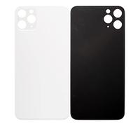 Globalstock Vitre Arrière iPhone 11 Pro Max - Verre Trempé Blanc avec Découpe Triple Caméra + Adhésif Préinstallé + Kit Outils - Compatible A2161 / A2218 / A2220