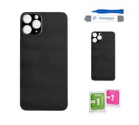 Globalstock Vitre Arrière iPhone 13 Pro Max - Verre Trempé Bleu avec Découpe Gros Trou Caméra + Adhésif Préinstallé - Compatible A2484 / A2641 / A2643 / A2644 / A2645