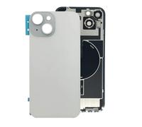 Globalstock Vitre Arrière iPhone 15 - Verre Trempé Bleu avec NFC + Support Intégré + Découpe Double Caméra + Kit Outils - Compatible A3090 / A3094 / A2846 / A2847 / A2848 / A3096