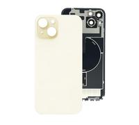 Globalstock Vitre Arrière iPhone 15 - Verre Trempé Jaune avec NFC Intégré + Support + Découpe Gros Trou Caméra + Adhésif + Kit Outils - Compatible A3090 / A3094 / A2846 / A2847 / A2848 / A3096