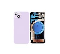 Globalstock Vitre Arrière pour iPhone 14 Plus Violet sans Support NFC