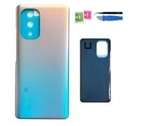 Globalstock Vitre Arrière Xiaomi Mi 11i - Verre Trempé Argenté avec Adhésif Préinstallé + Kit Outils - Compatible M2102K6G / M2102K6R