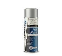 GLOBALTEC PROFESSIONAL Peinture Haute Température 600°C Spray Argent pour Étriers de Frein et Moteur - Anticorrosion, Antirouille, Finition Métallisée - Aérosol 400 ml