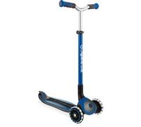 GLOBBER Trottinette enfant 3 roulettes lumineuses MASTER LIGHTS, bleu foncé