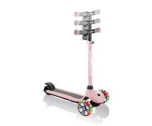 Globber - E-Motion 4 - Trottinette électrique 3 Roues pour Les Enfants, Rose Clair