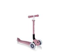 Globber Ecologic Junior Trottinette pliable à 3 roues pour enfants à partir de 2 ans - Pliable avec poignées réglables - Roues à DEL - Baies