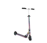 Globber - Flow Element Lights - Trottinette Pliable 2 Roues pour Les Enfants à partir de 5 Ans et Ados, Néochrome