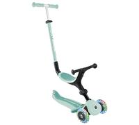 Globber - GO•UP Active Lights - Trottinette évolutive 3 Roues avec siège, pour Les Enfants de 15 Mois à 6 Ans - Vert Menthe