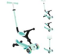 Globber - GO•UP Active Lights 360 - Trottinette évolutive 3 Roues avec siège et Module 360 - Enfants dès 15 Mois - Rose Pastel