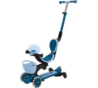 GLOBBER GO-UP BABY 360 LIGHTS pétrole-bleu clair, avec roulettes lumineuses et module lumineux