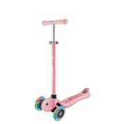 Globber - GO•UP Sporty Lights - Trottinette évolutive 3 Roues avec siège - Enfants dès 15 Mois - Rose Pastel