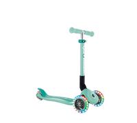 GLOBBER JUNIOR - Trottinette pliable - 120/80 mm - ABEC 9 - 3 roues - Roues LED - Menthe