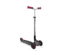 Globber - Master - Trottinette 3 Roues pour Enfants de 4 Ans à 14 Ans, Noir et Rouge