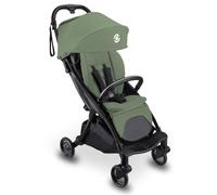 Globber Poussette Stroll Lite – pliable, petite, 0–4 ans, jusqu'à 22 kg, vert olive