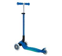 Globber - Primo Foldable Plus Lights - Trottinette 3 Roues pour Les Enfants de 3 à 9 Ans, Bleu Foncé