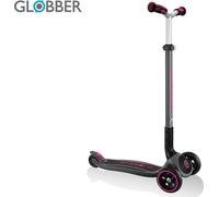 Globber Scooter Master Prime Noir - Rose fluo
