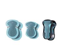 Globber – Set de protections enfant XXS (coudes, genoux, poignets) Bleu pastel TU