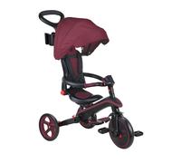 Globber - Tricycle EXPLORER 4-en-1 Évolutif & Pliable - Rouge Bordeaux Rouge Bordeaux