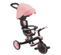 Globber - Tricycle évolutif Trike Explorer V3 4 in 1 - Rose Corail