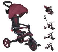 Globber - Tricycle EXPLORER 4-en-1 Évolutif et Pliable - Rouge Bordeaux Rouge Bordeaux G