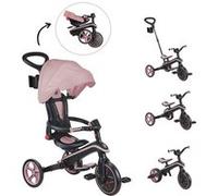Globber - Tricycle EXPLORER 4-en-1 Évolutif & Pliable - Rose pastel Rose pastel G