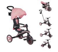 GLOBBER - Tricycle évolutif et pliable explorer 4-en-1 - Rose pastel foncé