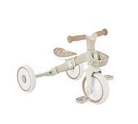 Globber Tricycle 2 en 1 Eco-Logic Beige/Taupe