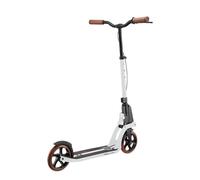 Globber - Trottinette 2 Roues One K 180 Piston Vintage Deluxe Pliable et Guidon réglable, pour Ados et Adultes, Blanc