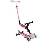 Globber - Trottinette Évolutive Go-Up Active Lights 360 - Rose Pastel
