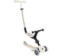 Globber Trottinette 3-en-1 GO-UP Active Lights ECO, roues 120/80 mm, réglable, blanc coco