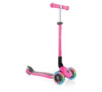 Globber Primo Foldable Lights Enfants Scooter classique Rose