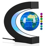 Globe à lévitation avec lumières LED, Globe à lévitation magnétique à changement de couleur, Globe flottant rotatif avec carte du monde, lampe globe, décoration de bureau, gadget, cadeaux créatifs