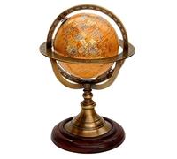 Globe armillaire en laiton de 27,9 cm - Style vintage - Décoration de table - Cadeau