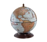 Globe-Bar de bureau "Nettuno" - Blue ocean - Diamètre 40 cm | Zoffoli