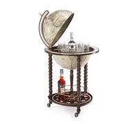 Globe-Bar "Explora" - couleur blanc vieilli - Diamètre 40 cm | Zoffoli