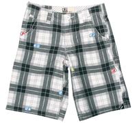Globe Boys Tratton Walshort bermuda Garçon Noir / Blanc / gris 8 ans